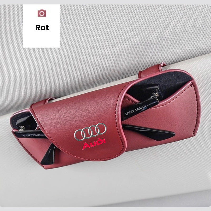 Leder-Brillenhalter