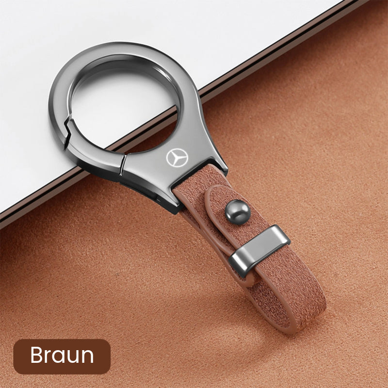 Leder-Auto schlüsselanhänger
