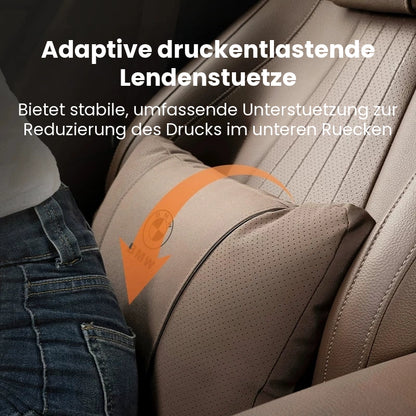 Auto-Kopfstützen- und Lendenkissen-Set