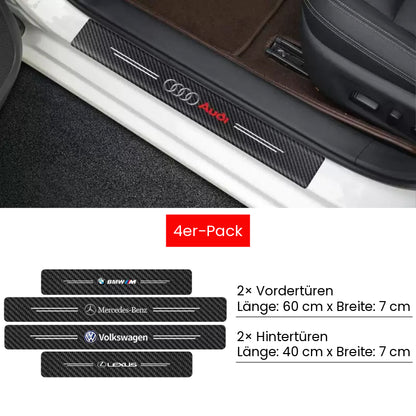 Carbonfaser-Aufkleber 4 Stk.