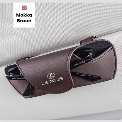 Leder-Brillenhalter