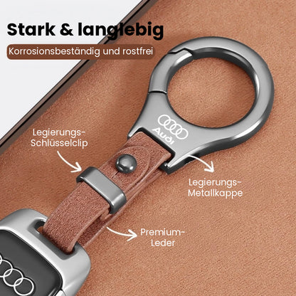 Leder-Auto schlüsselanhänger