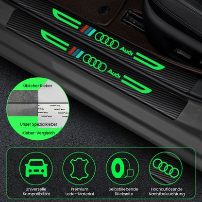 Glow-in-the-Dark Carbon-Aufkleber, 5er