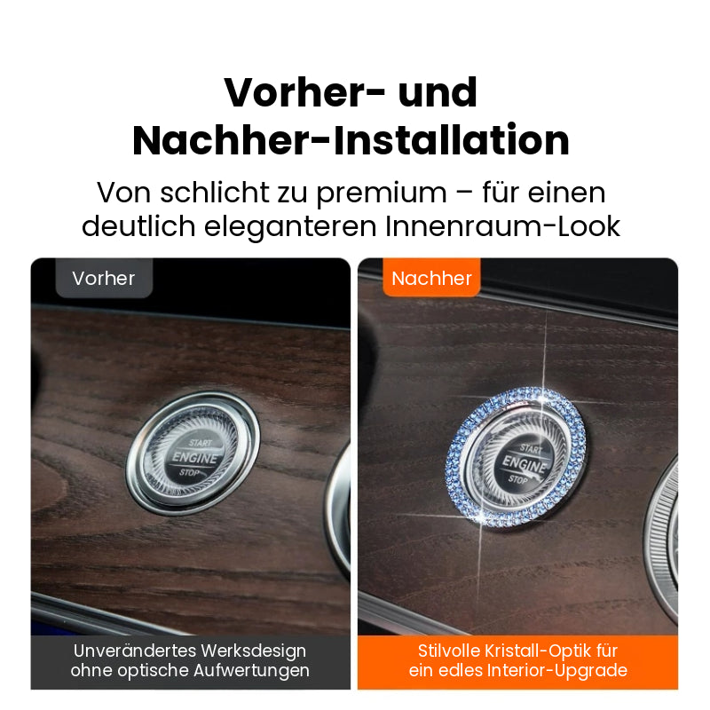 Auto Ein-Touch Start Kristallknopf