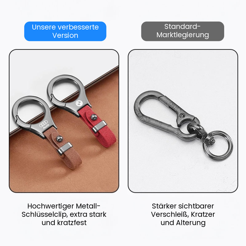 Leder-Auto schlüsselanhänger