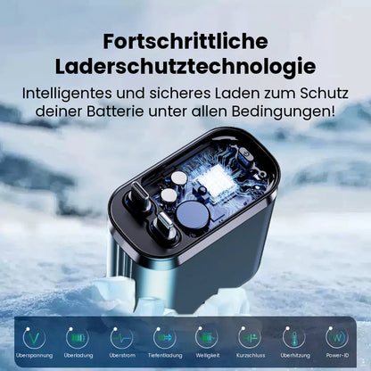 Einziehbares 4-in-1-USB-Autoladegerät